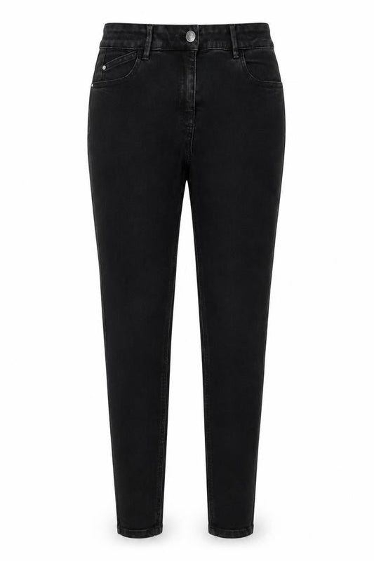 Womens UK Size 12 Authentic Regular Fit Skinny Black Jeans