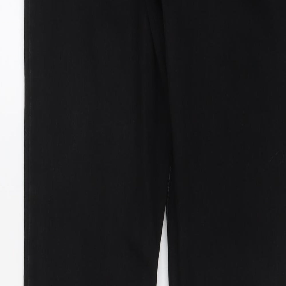 Authentic Womens Black Cotton Skinny Jeans Size 12 L27 in Regular Button