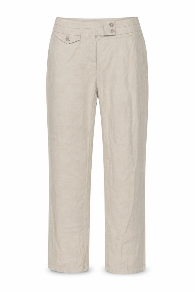 Womens UK Size 10 Per Una Regular Fit Carrot Beige Trousers