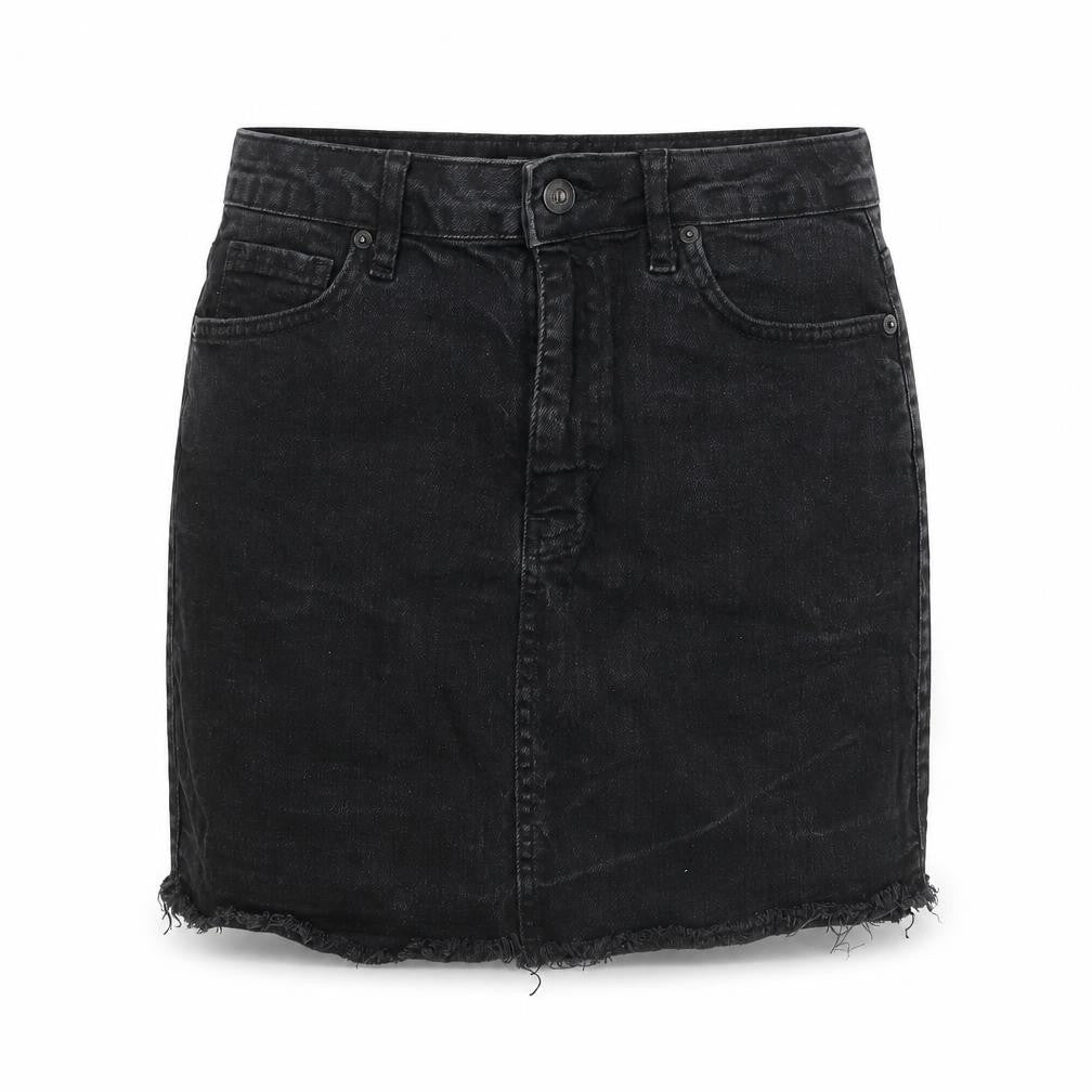 Womens UK Size 10 Nasty Gal A-Line Denim Skirt