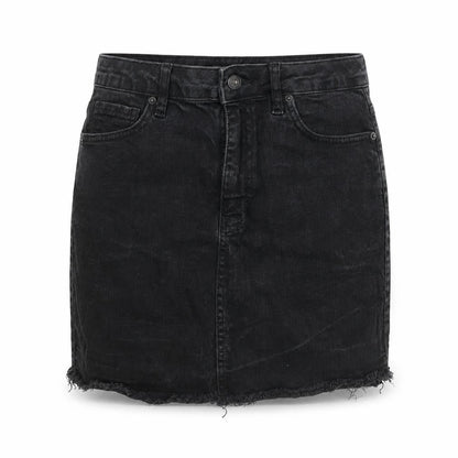 Womens UK Size 10 Nasty Gal A-Line Denim Skirt
