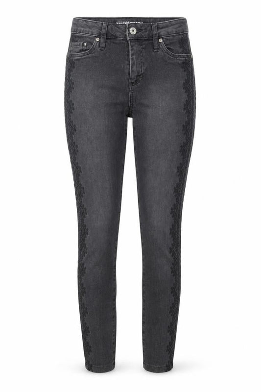 Womens UK Size 10 Cherokee Regular Fit Skinny Grey Jeans