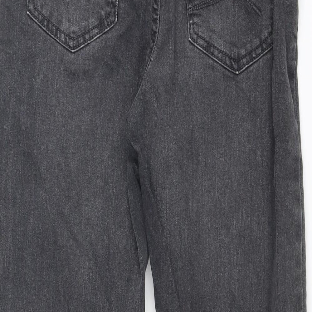 Cherokee Womens Grey Cotton Skinny Jeans Size 10 Regular Zip