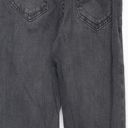 Cherokee Womens Grey Cotton Skinny Jeans Size 10 Regular Zip