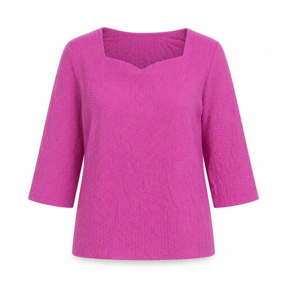 Womens UK Size 12 Minuet Pink Basic Blouse