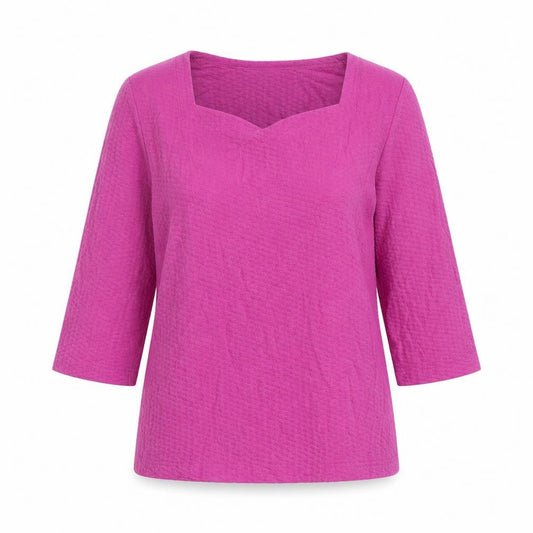 Womens UK Size 12 Minuet Pink Basic Blouse