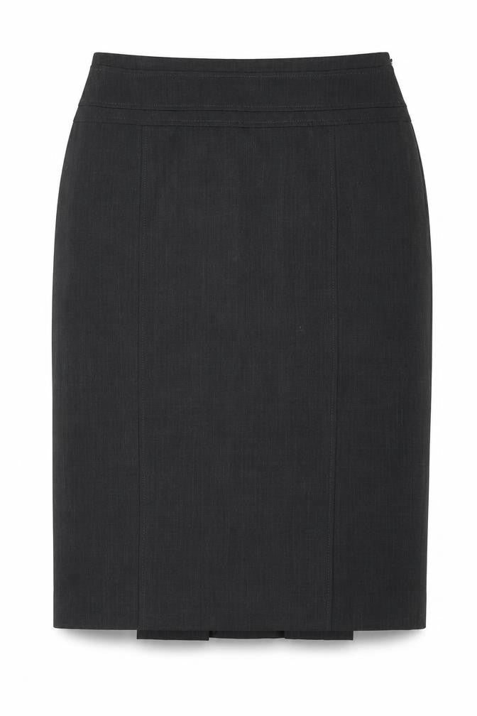 Debenhams Womens Grey Polyester A-Line Skirt Size 12 Zip
