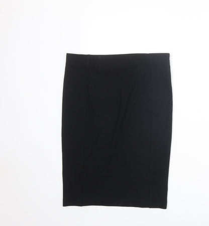 H&M Womens Black Viscose Straight & Pencil Skirt Size M