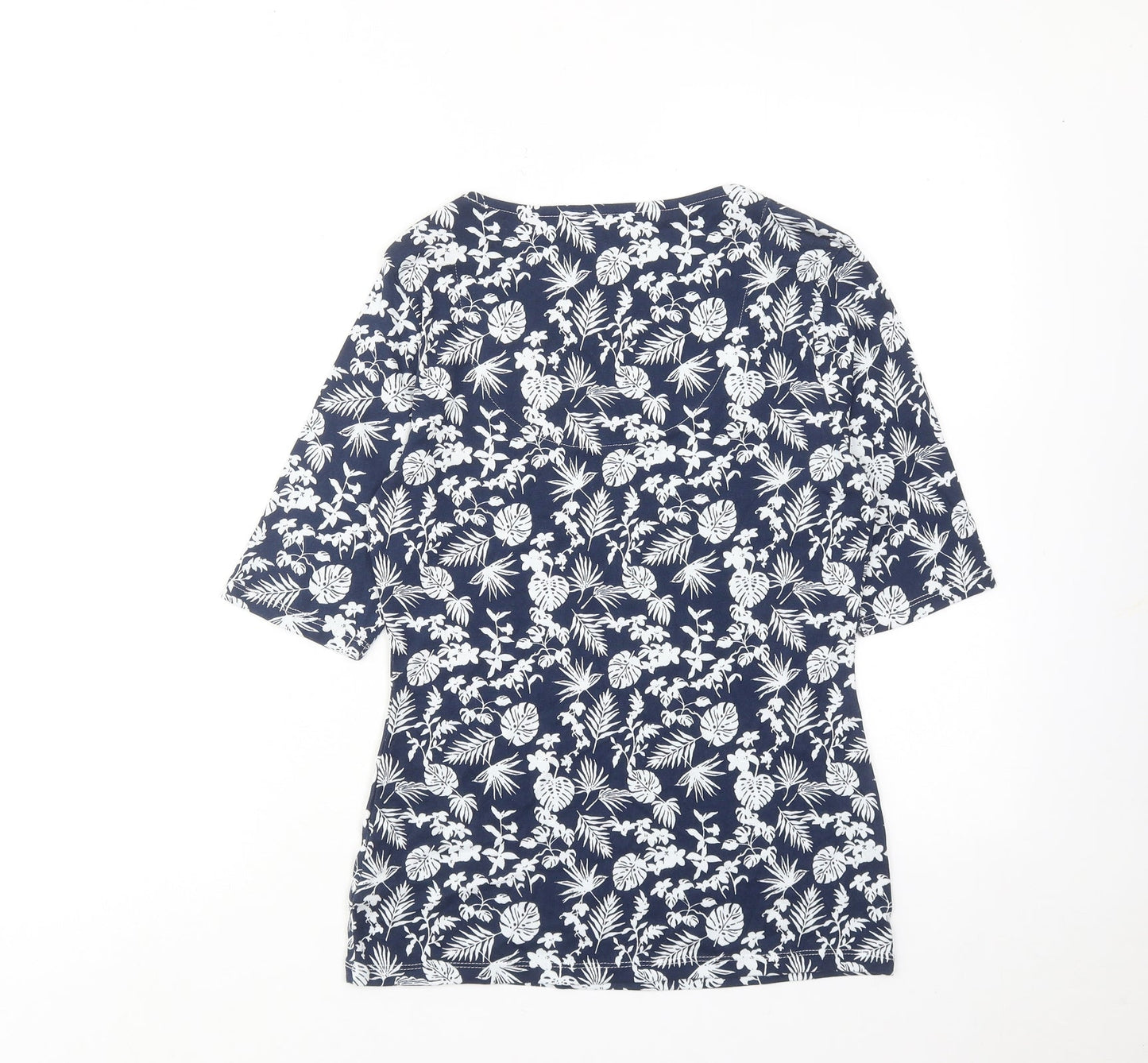 Womens UK Size 8 Marks and Spencer Blue Basic Blouse