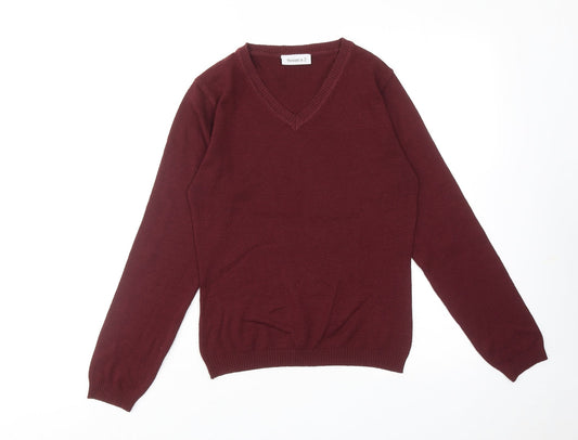 Womens UK Size XS Yessica Red Pullover Jumper