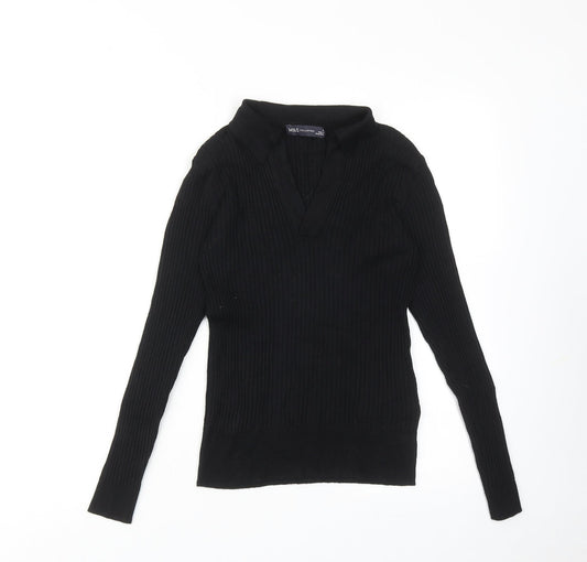 Womens UK Size 8 Marks and Spencer Black Pullover Jumper