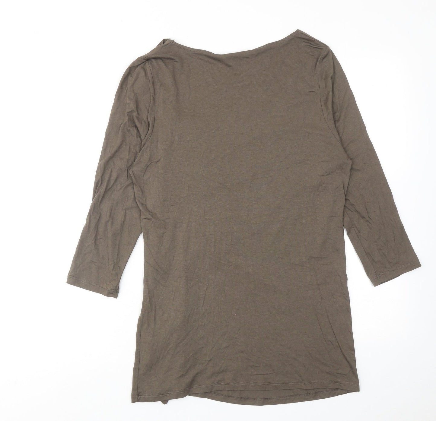 Womens UK Size 14 Limited Collection Green Basic Blouse
