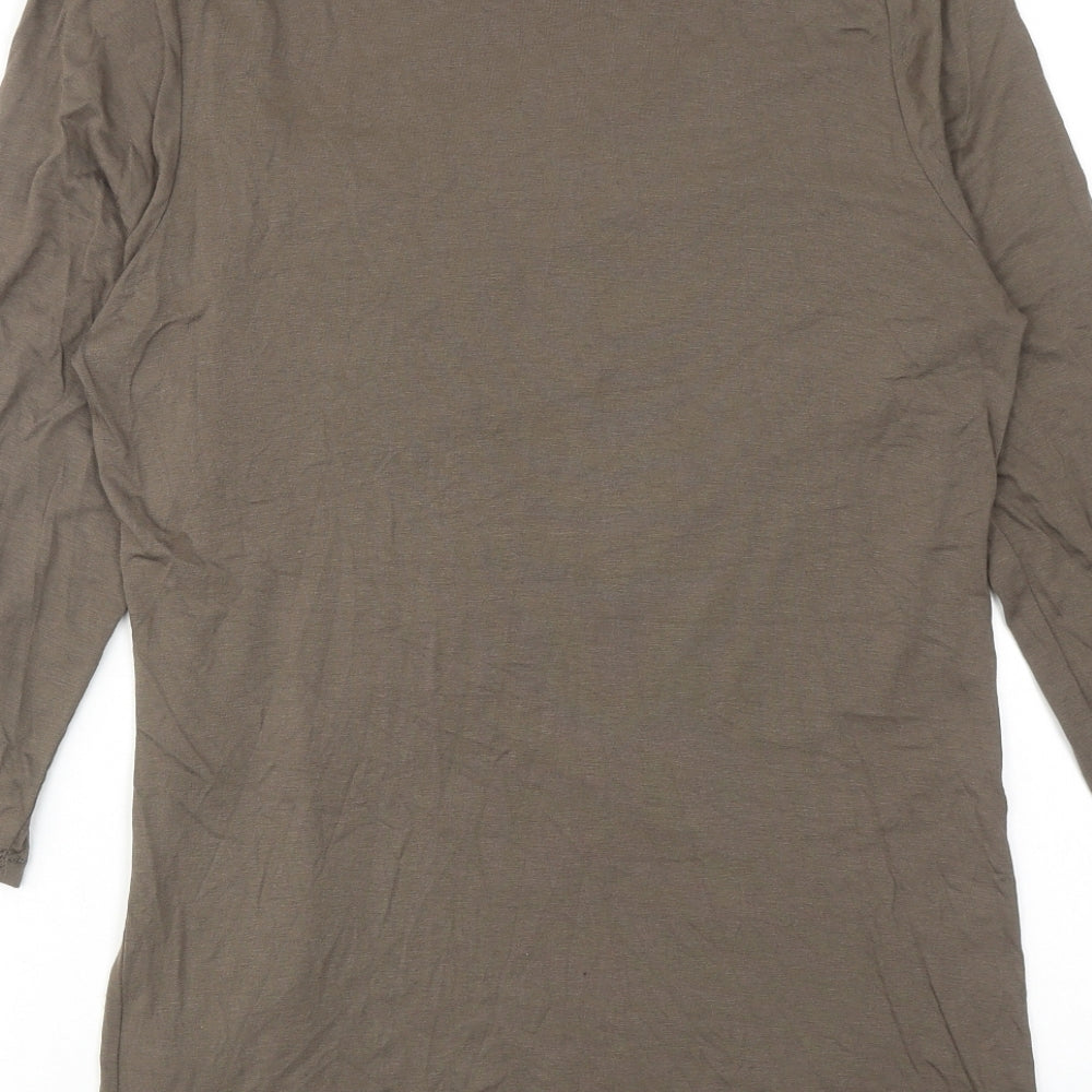 Womens UK Size 14 Limited Collection Green Basic Blouse