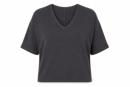 Womens UK Size S New Look Grey Basic Blouse