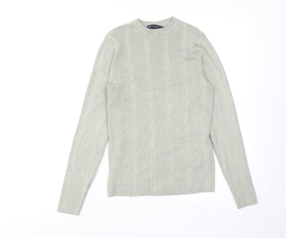Womens UK Size 12 Marks and Spencer Green Pullover Jumper