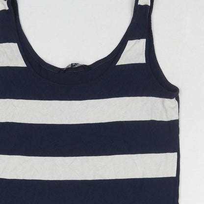 Womens UK Size 12 Crew Clothing Blue Basic Tank