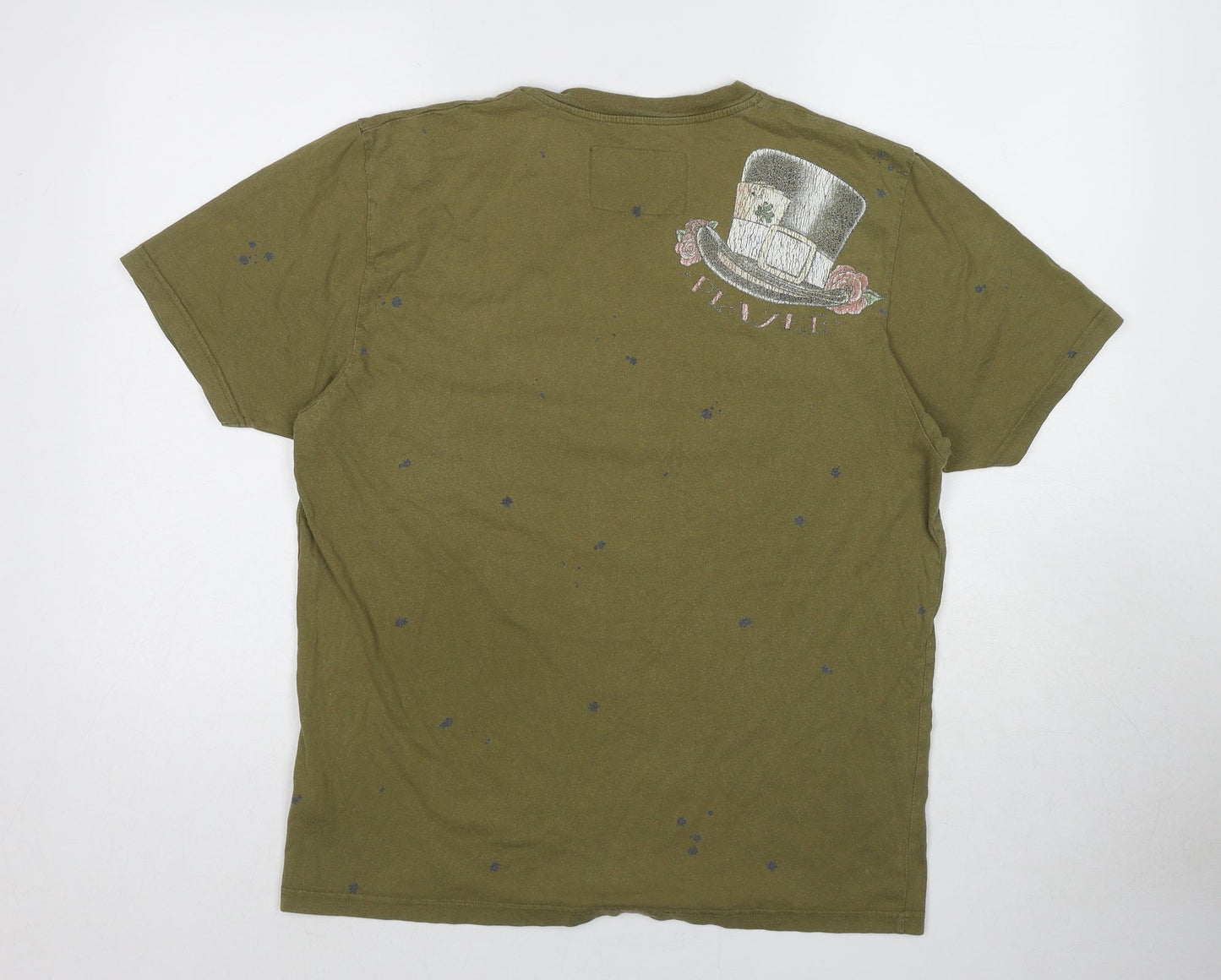 Mens UK Size XL Disney Green  T-Shirt