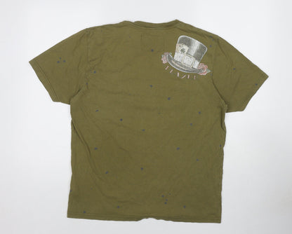Mens UK Size XL Disney Green  T-Shirt
