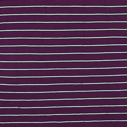 EWM Mens Purple Striped Cotton Polo Size L Collared Pullover