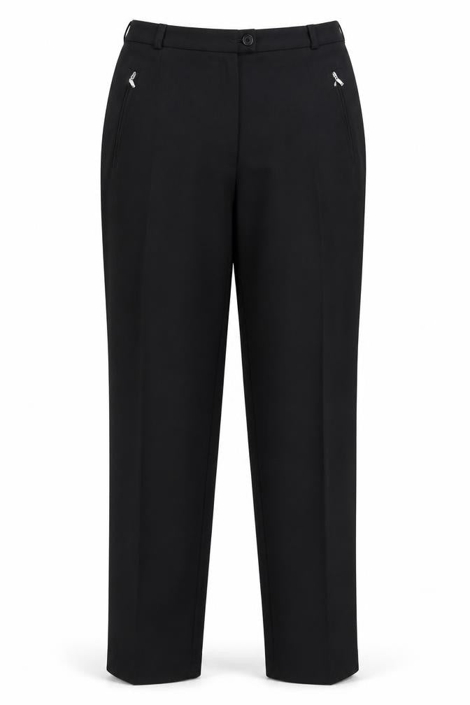 Womens UK Size 10 Marks and Spencer Regular Fit Dress Pants Black Trousers