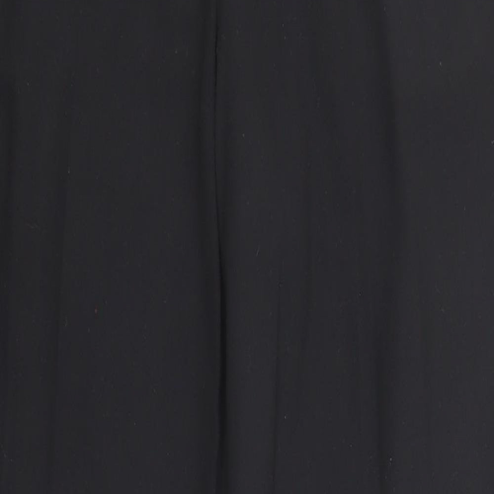 Womens UK Size 10 Marks and Spencer Regular Fit Dress Pants Black Trousers