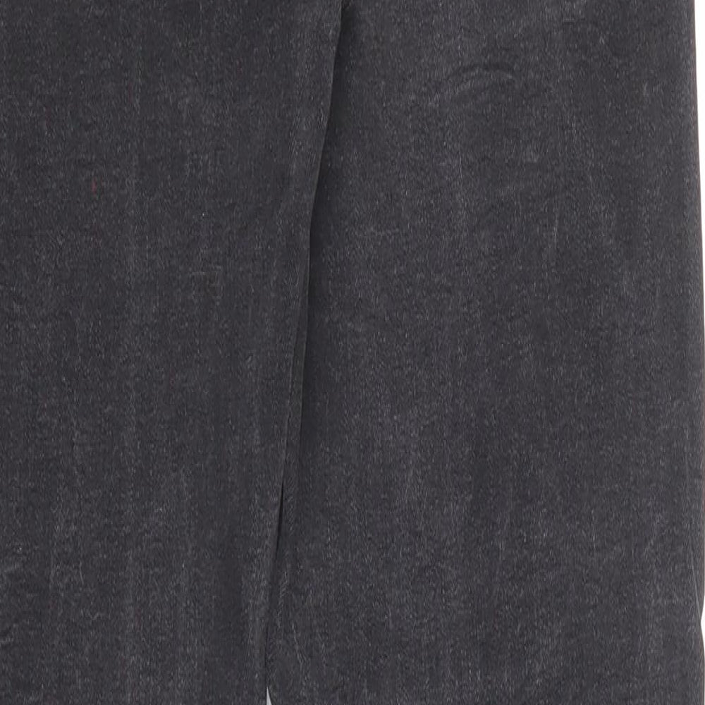 Denim & Co. Womens Black Cotton Skinny Jeans Size 10 Regular Zip