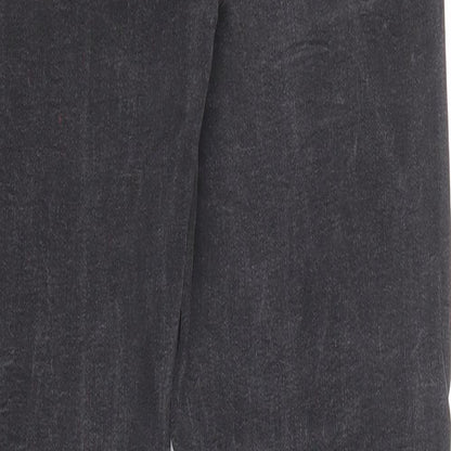 Denim & Co. Womens Black Cotton Skinny Jeans Size 10 Regular Zip