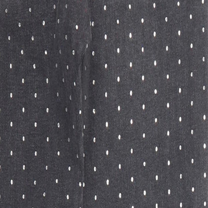 Topshop Womens Black Cotton Skinny Jeans Size 25 in L30 in Regular Zip