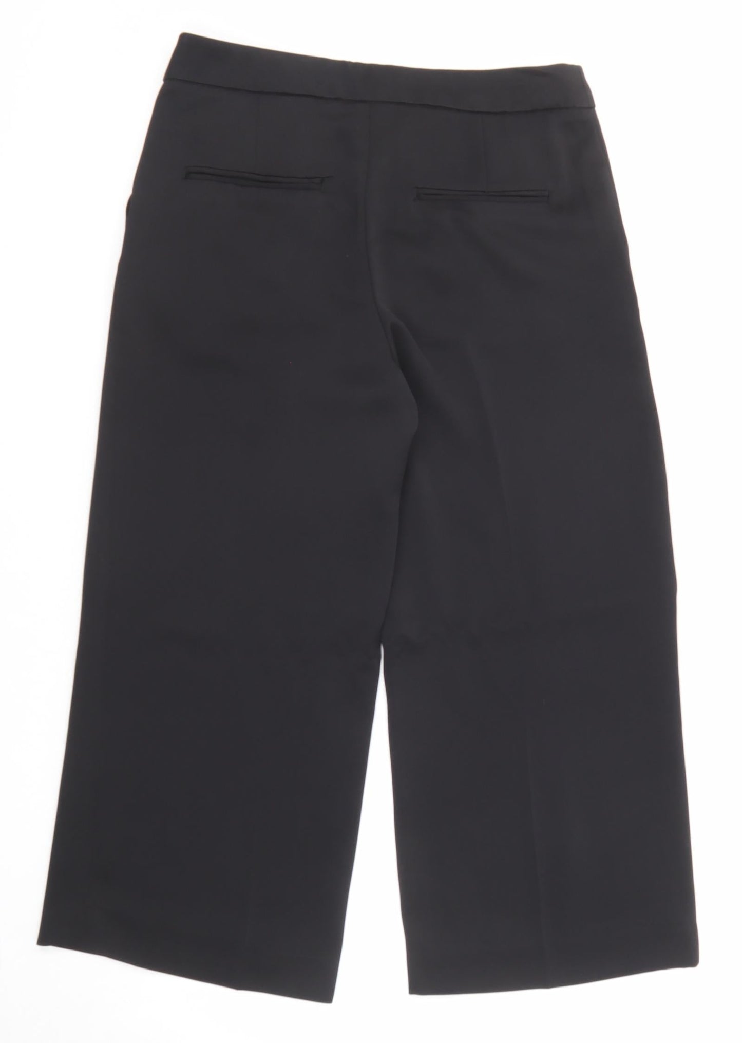 Womens UK Size 8 H&M Regular Fit  Black Trousers