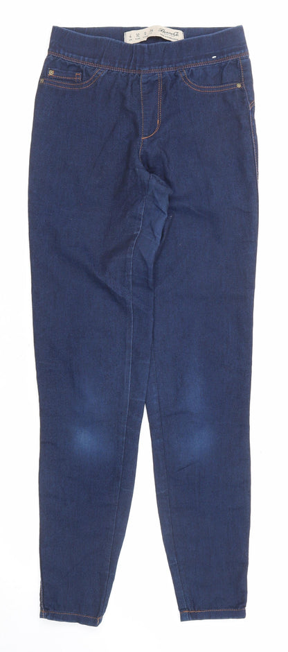 Womens UK Size 4 Denim & Co. Regular Fit Jegging Blue Jeans