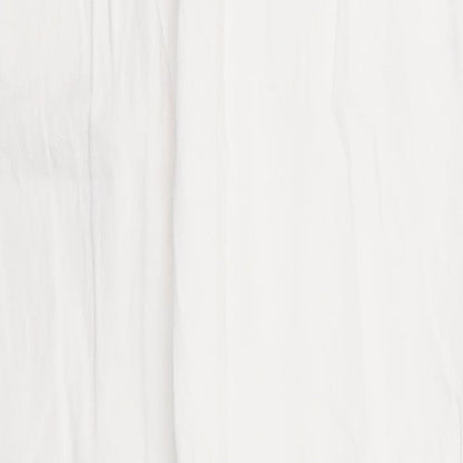 Vertu Womens White Cotton Skinny Jeans Size 10 Regular Zip