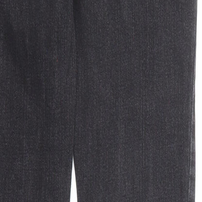 Boom Boom Jeans Womens Black Cotton Skinny Jeans Size 24 in Regular Zip