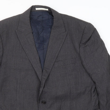 Mens UK Size 42 Marks and Spencer Regular Grey Suit Jacket