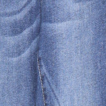 Re-Stitch Womens Blue Cotton Skinny Jeans Size 25 in Regular Zip
