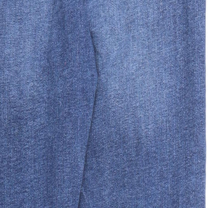 Re-Stitch Womens Blue Cotton Skinny Jeans Size 25 in Regular Zip