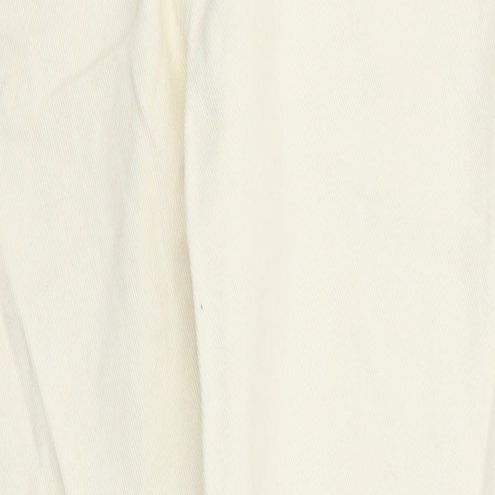 Daisy Street Womens Yellow Cotton Skinny Jeans Size 6 Regular Zip
