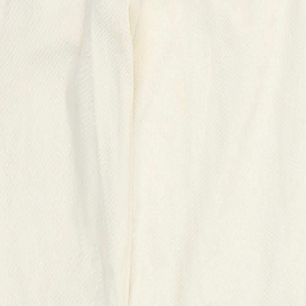 Daisy Street Womens Yellow Cotton Skinny Jeans Size 6 Regular Zip