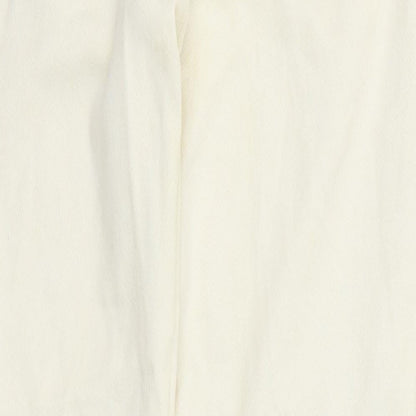 Daisy Street Womens Yellow Cotton Skinny Jeans Size 6 Regular Zip
