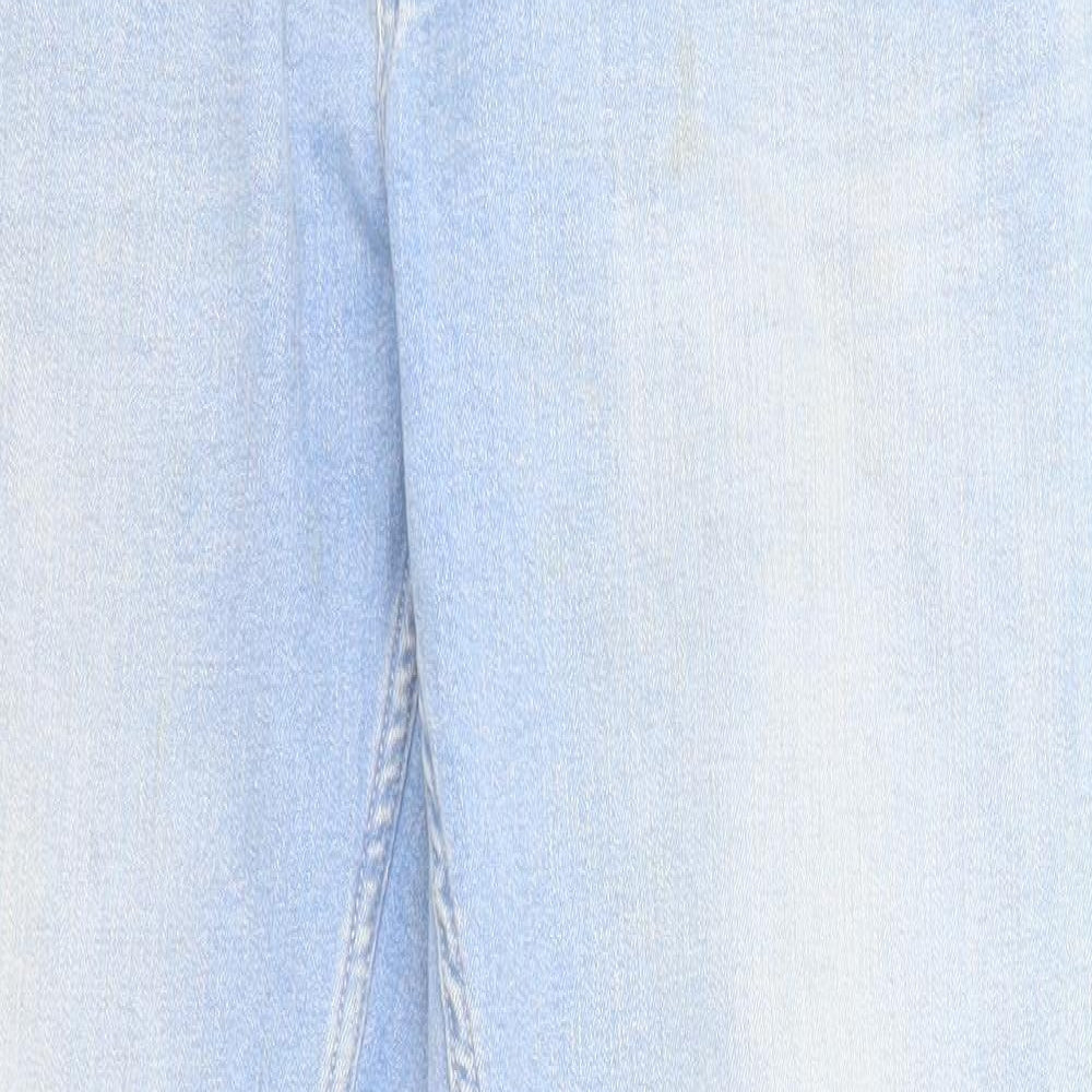 Denim & Co. Mens Blue Cotton Straight Jeans Size 32 in L30 in Regular Zip