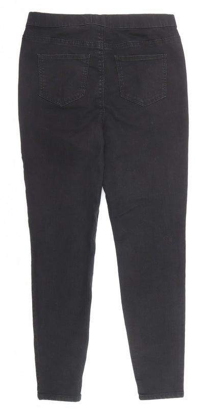 /Denim Womens Black Cotton Jegging Jeans Size 10 Regular