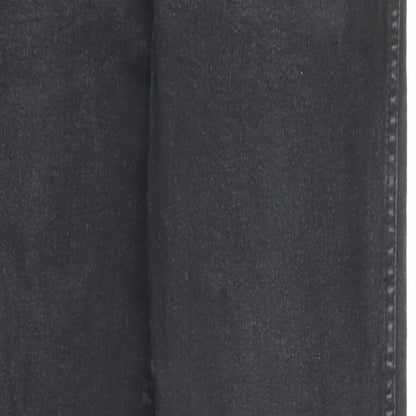 Dr. Denim Mens Black Cotton Straight Jeans Size 31 in Regular Zip