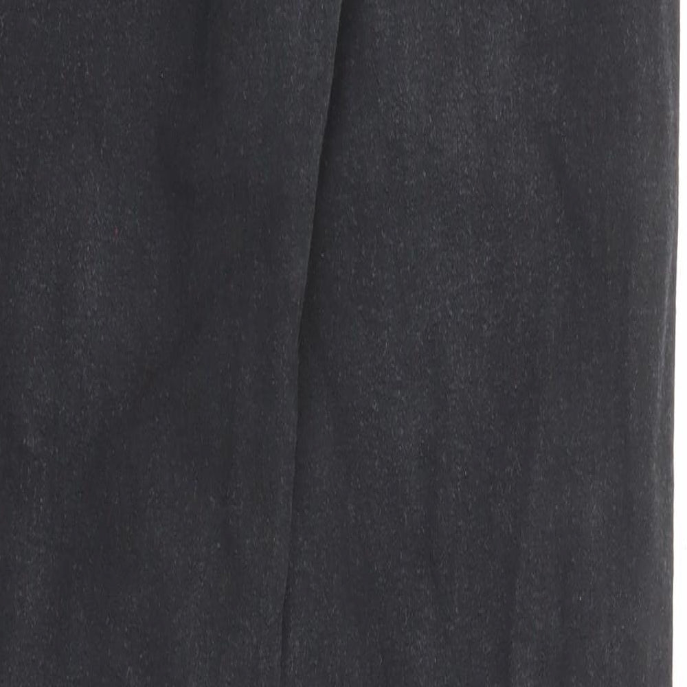 Dr. Denim Mens Black Cotton Straight Jeans Size 31 in Regular Zip