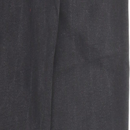 Denim & Co. Womens Black Cotton Skinny Jeans Size 8 Regular Zip