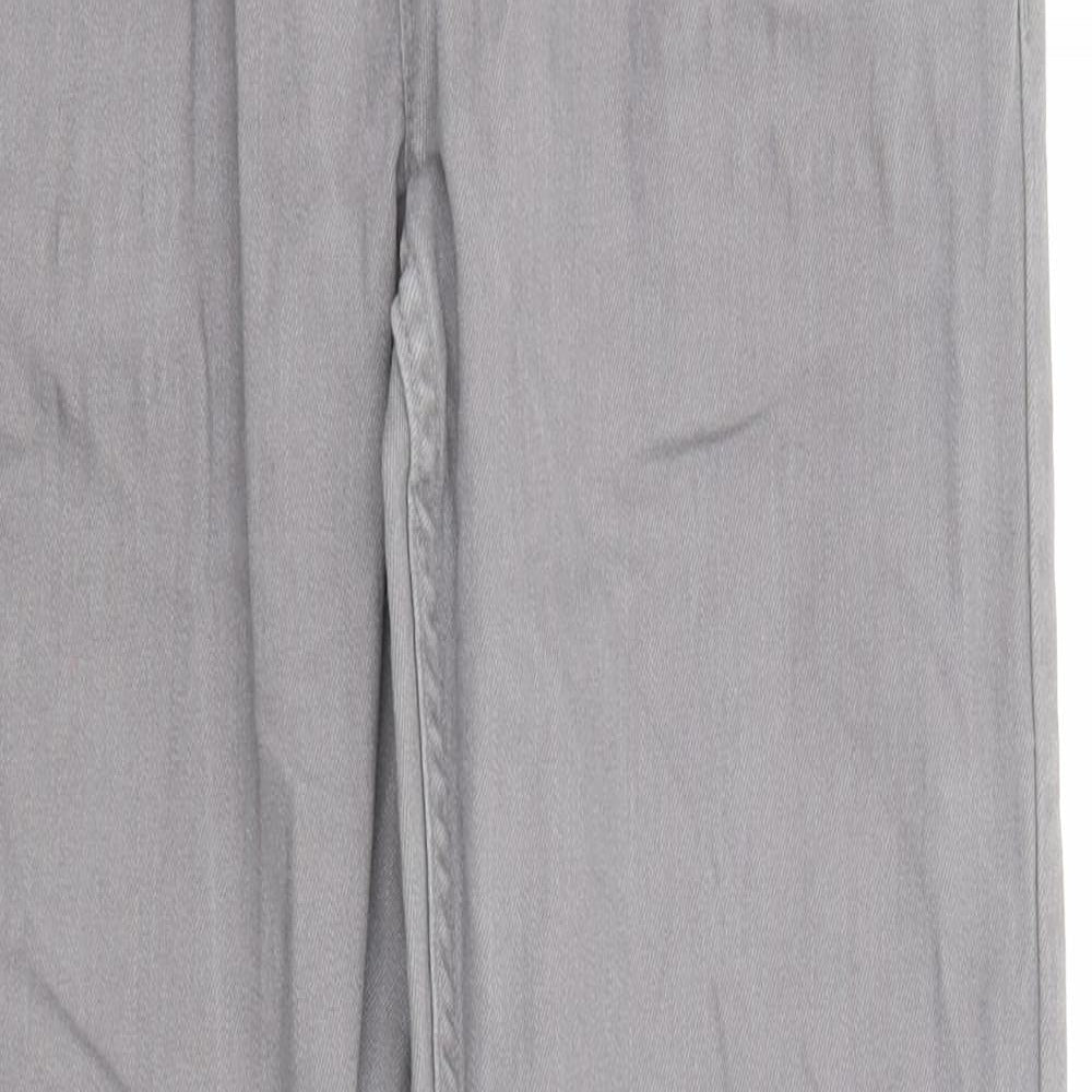 Denim & Co. Mens Grey Cotton Skinny Jeans Size 30 in L30 in Regular Zip