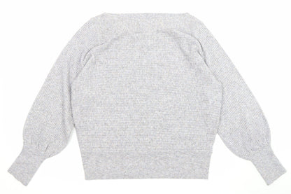 Womens UK Size 16 Marks and Spencer Grey Pullover Jumper