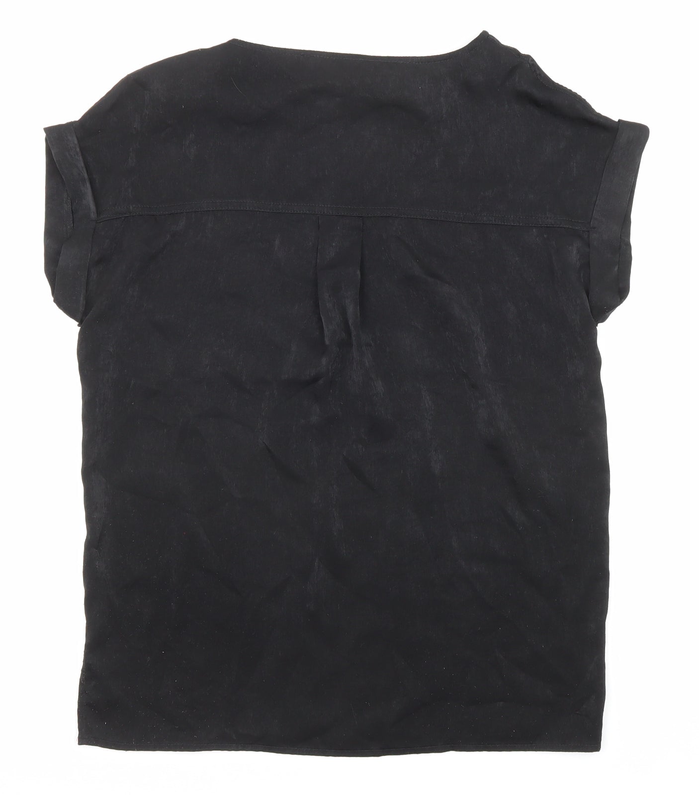 Womens UK Size 6 NEXT Black Basic T-Shirt