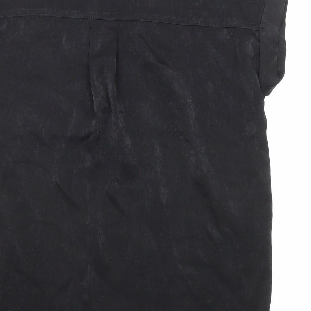 Womens UK Size 6 NEXT Black Basic T-Shirt