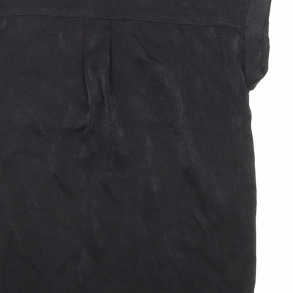 Womens UK Size 6 NEXT Black Basic T-Shirt