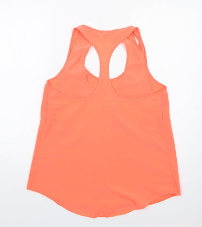 Womens UK Size 14 River Island Orange Basic Tank