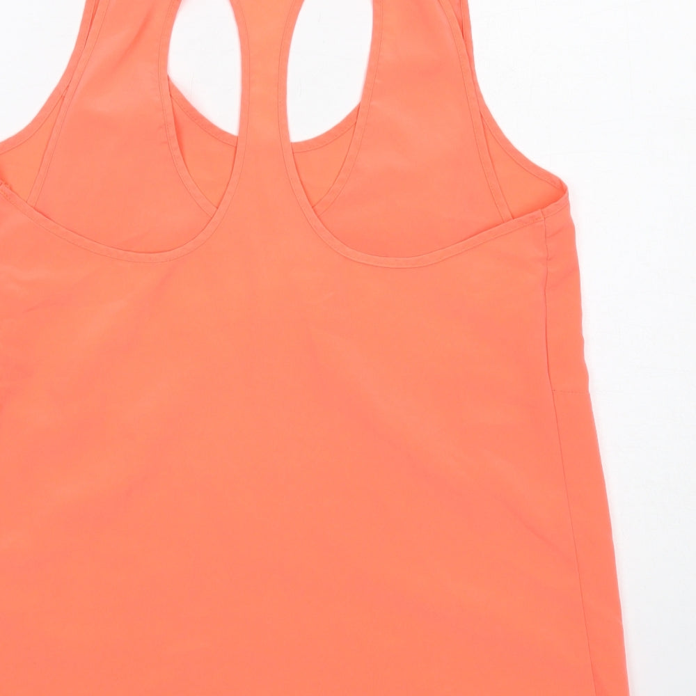 Womens UK Size 14 River Island Orange Basic Tank